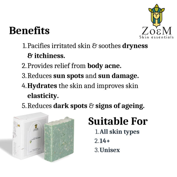 ZoeM Indian Neem & Tea Tree Soap