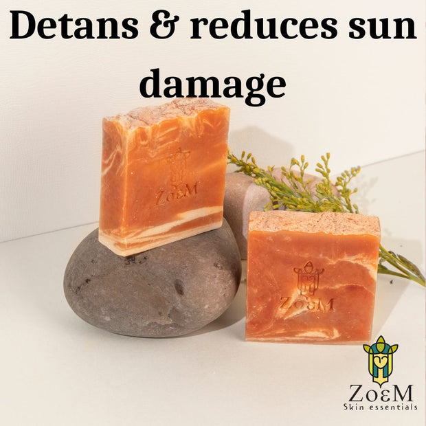 ZoeM Papaya & Wild Forest Honey Soap