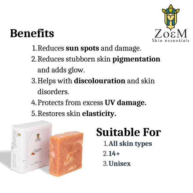 ZoeM Papaya & Wild Forest Honey Soap