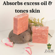 ZoeM Bulgarian Rose & Kaolin Clay Soap