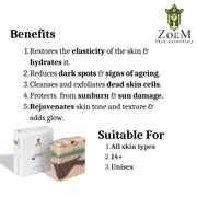 ZoeM Indian Spirulina & Grape Seed Soap